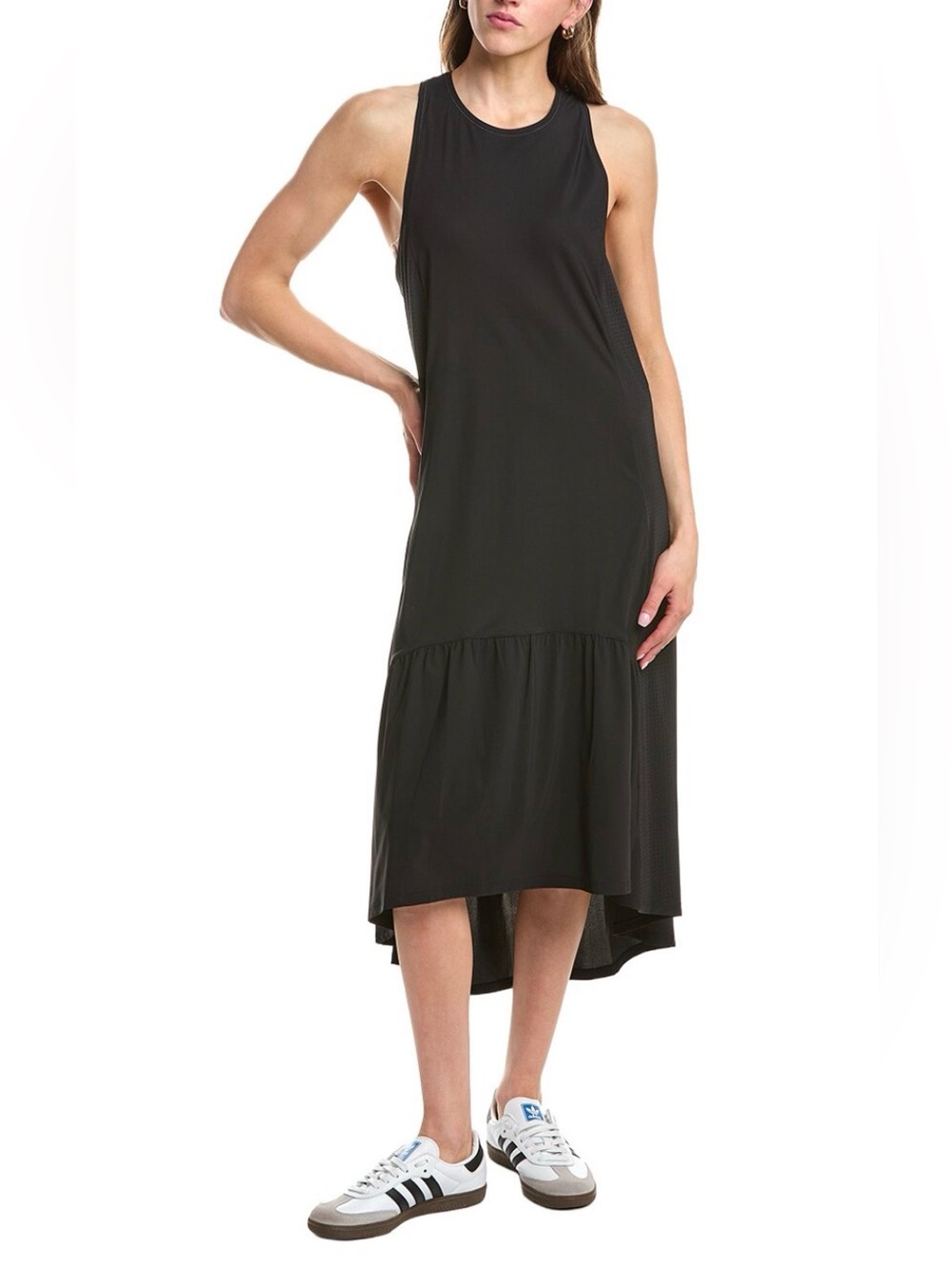 Sweaty Betty Explorer Ace Midi Dress Black Size Small Athleisure Travel